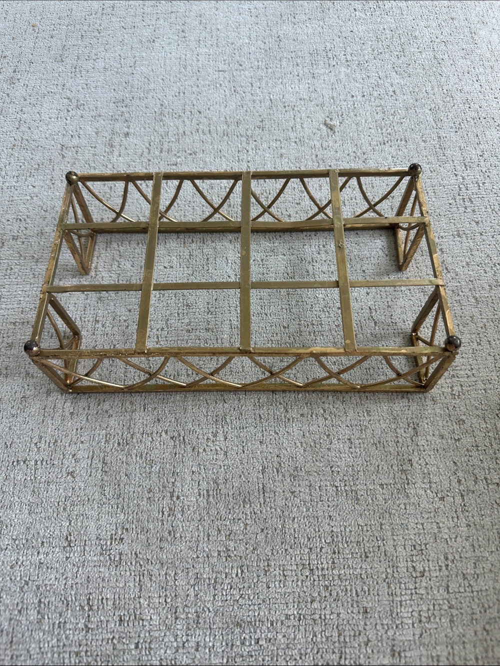 Gold Decorative Tray - Home Bath - Picture 2 of 3